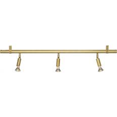 Örsjö Belysning Star 3 Raw Brass Ceiling Flush Light 100cm