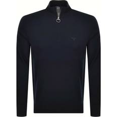 Barbour Men Tops Barbour Cotton Half Zip Jumper - Classic Navy