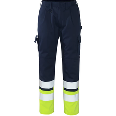 Mascot 12379-430 Safe Compete Trousers - Navy/Hi-Vis Yellow