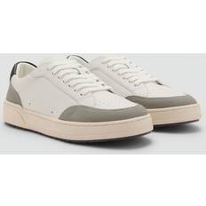 Mango Trainers Mango Combined Leather Trainers - White