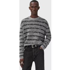 AllSaints Men Jumpers AllSaints Dissolved Striped Knitted Jumper - Mens