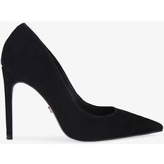 Black - Suede Heels & Pumps Carvela Eterno Heeled Suede Court Shoes - Black