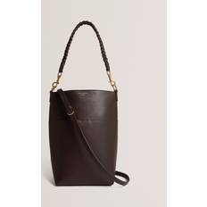 Ted Baker Bucket Bags Ted Baker Wannda Leather Weave Bucket Bag - Brown Choc