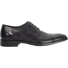 Wide Fit Derby Dune London Suffix Leather Derby Shoes - Black
