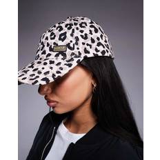 Dame - Leopard Hovedbeklædning Barbour Harley Leopard Cap Multi Print - Cream White