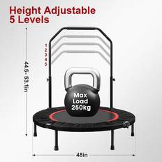 Fitness Trampolines 48inch Foldable Fitness Trampoline 220kg