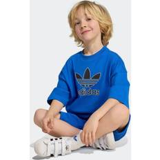 Øvrige sæt Børnetøj adidas Short Tee Big Logo Execution Shorts - Blue/Black