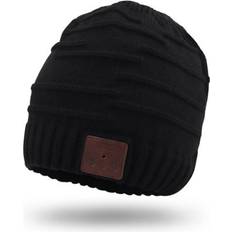 August Headphones August Beanie Hat With Rechargeable Bluetooth Wireless Headphones