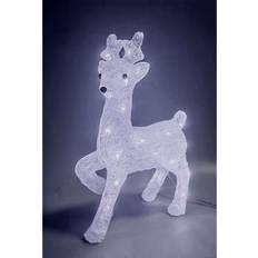 Veli Line Akryl Rensdyr Bambi Hvid 30 LED IP44 Lyskæde