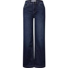 Women's Wide Leg Jeans - Bleu