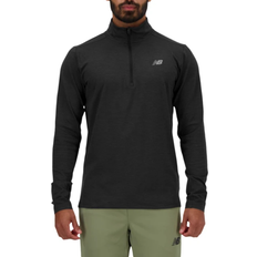 New Balance Överdelar New Balance Män Space Dye 1/4 Zip Poly Knit