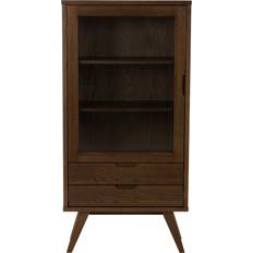 Nordform A-Line Vitrineskab Brun Røgfarvet Eg Vitrineskab 72x145cm