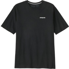 Patagonia T-shirts Patagonia Men's P 6 Logo Responsibili Tee - Black