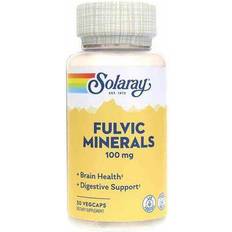 Solaray Fulvic Minerals 100 mg 30 Vegetarian Capsules 30 stk
