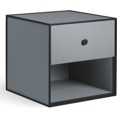 Audo Copenhagen Frame 35 Med 1 Låda BL39511 Sängbord 35x35cm