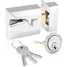 Narrow Deadlocking Night Latch 40mm