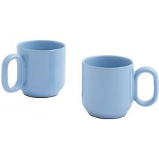 Hay Cups & Mugs Hay Barro Light Blue Mug 2pcs