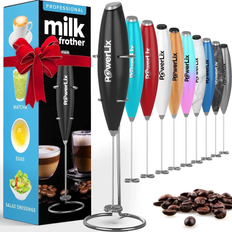 Milk Frothers on sale Powerlix Electric Milk Frother Black
