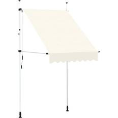 VidaXL Window Awnings vidaXL Manual Retractable Awning - Cream 150x120cm