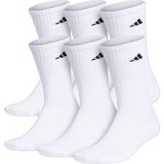 adidas Men's Athletic Cushioned Crew Socks 6-packs - White