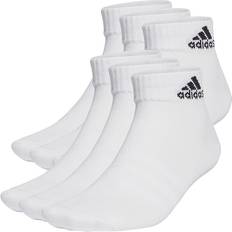 Adidas Strumpor adidas Thin and Light Sportswear Ankle Socks 6 Pairs - Vit