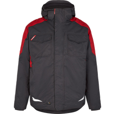 FE Engel 1410-354 Galaxy Winter Jacket - Anthracite Grey/Tomato Red