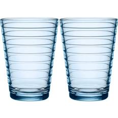Iittala Aino Aalto Dricks 33 Cl 2-Pack Aqua Dricksglas 33cl 2st