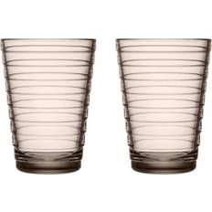 Iittala Aino Aalto Linen Drinking Glass 33cl 2pcs