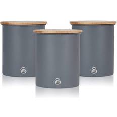 Swan Nordic Grey Kitchen Container 3pcs 1.84L