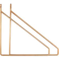 Hyldeknægte messing House Doctor Apart Brass Shelf 2pcs