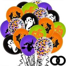 Halloween Latex Balloons Shein 50pcs Halloween Party Balloons Decorations