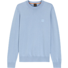 HUGO BOSS Blue Jumpers HUGO BOSS Men's Kanovano Sweater - Light Blue