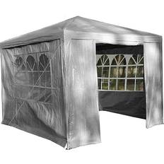 Gr8 Garden Gazebo with Sides Grey 3x3 m