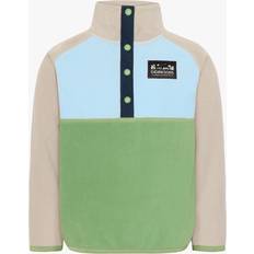 Grøn - Piger Fleecetøj Didriksons Monte Fleecetrøje - Algae Green