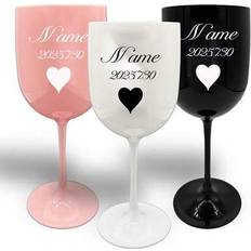 Shein Customize Stem Glasses 480ml Pink White Wine Glass