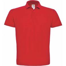 B&C Collection ID 001 Piqué Polo Shirt - Red