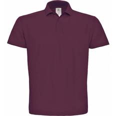B&CO ID 001 Piqué Polo Shirt - Wine