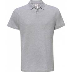 B&CO ID 001 Piqué Polo Shirt - Heather Grey