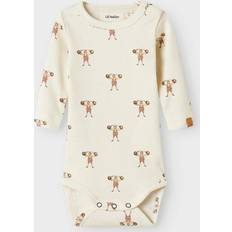 Lil'Atelier Body Lavo Enk LS Slim - Turtledove/Strong Man