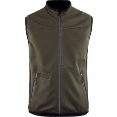 Blåkläder Work Vests Blåkläder 3850-2516 Softshell Vest - Dark Olive Green/Black