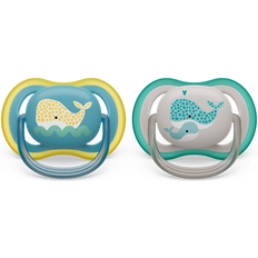 Philips Pacifiers & Teething Toys Philips Avent Ultra Air Pacifier 18+m 2-pack Whale