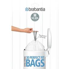 Brabantia Perfect Fit Code H 30pcs White 15.85gal