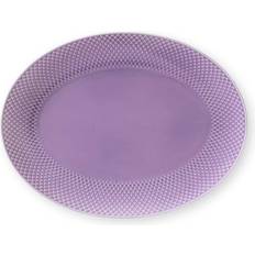 Lyngby Porcelæn Rhombe Lilac 35cm Uppläggningsfat