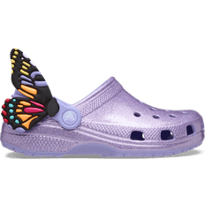 Purple Slippers Children's Shoes Crocs Toddler Classic IAM Butterfly - Mystic Purple