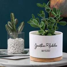 Pots, Plants & Cultivation Shein Custom Photo Flower Planter Pot 9.2cm x 6.6cm
