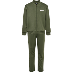 Grøn - Piger Tracksuits Hummel Joggingsæt HmlTUKAS Grøn Unisex børn