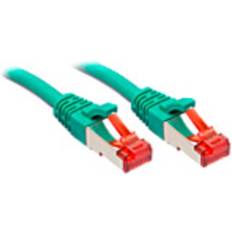 Lindy 27AWG Cat6 S/FTP PVC RJ45 - RJ45 M-M Green 3m