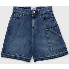 Baggy - Dam Shorts Ganni Denim Cargo Shorts - Mid Blue
