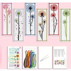 Printed Stitch Kit With 6 Bookmarks