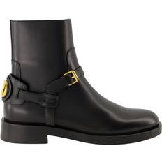 Valentino Garavani Women Boots Valentino Garavani Vlogo Signature Leather Ankle Boots